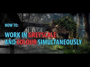 Digital Painting: How to work in Greyscale and Colour simultaneously