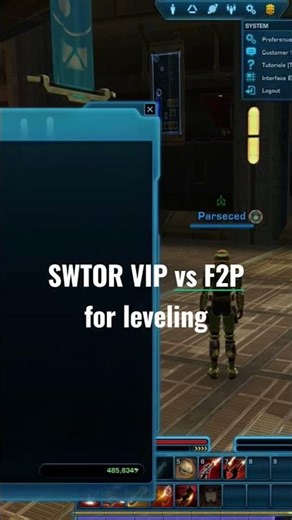 SWTOR VIP VS F2P Leveling Boosts