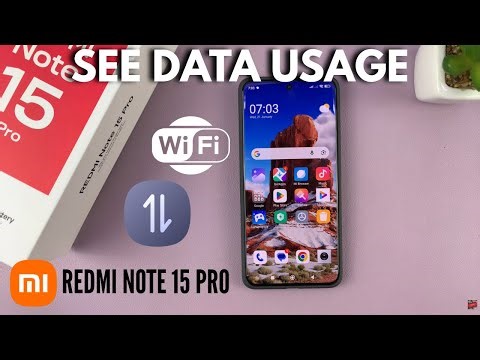 How To See Data Usage On Redmi Note 15 Pro (Mobile & Wi-Fi)