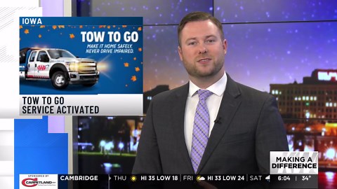 AAA Tow to Go service activated ahead of Thanksgiving