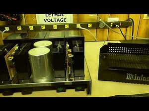 McIntosh MC 2100 Undergoing THD and Output Power Tests.MOV