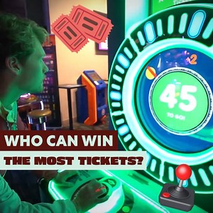 20 reactions | How Many Arcade Tickets Can We Get In 1 HOUR? ️ | Jesser | Facebook