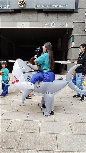 baby shark halloween costume #happyhalloween #taiwan #trickortreat