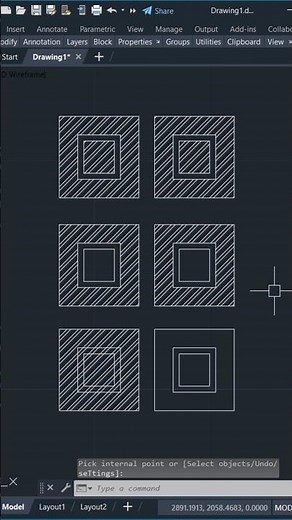 ✅ AutoCAD Hatch Command Explained in 30 Seconds! | Fill Smart, Draft Fast! #Shorts