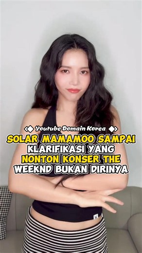 Solar MAMAMOO has to clarify that she wasn't the one at The Weeknd concert