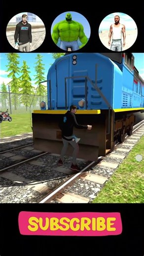 NEW TRAIN V/S MR BEAST 😱CHALLENGE | VIDEO | INDIAN BIKE DRIVING 3D GAME #shortsfeed #gta #viral