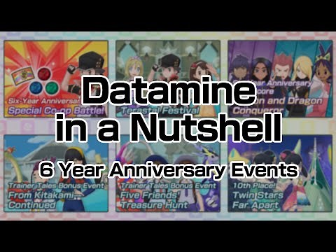 [Pokemon Masters EX] DATAMINE IN A NUTSHELL (6 Year Anniversary Events)