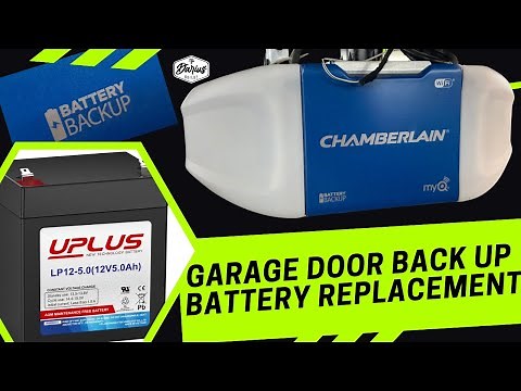 Garage Door Opener Battery Backup Replacement | Chamberlain
