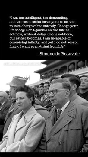 The Woman Who Rewrote What It Meant to Be a Woman | Simone de Beauvoir #history #historyshorts