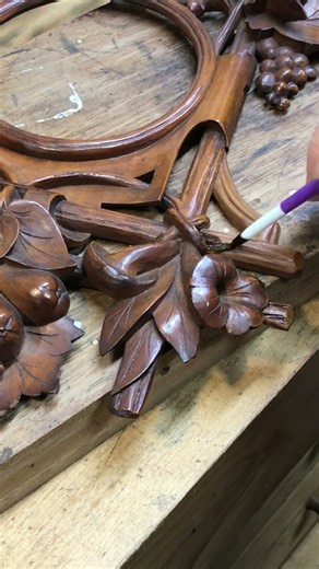 Cuckoo clock model 112 polishing #restoration #antique clock