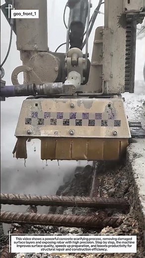 Precision Concrete Scarifying & Rebar Exposure | Heavy-Duty Surface Prep in Action