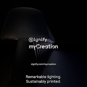 Signify myCreation: Sustainable 3D Printed Lighting for Custom Design