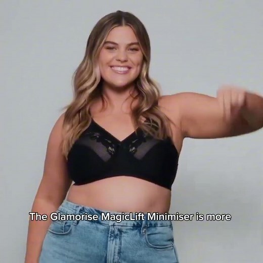 Glamorise Magiclift Minimizer Wire-Free Bra 💃 Your shape - smoother. Your confidence - higher.