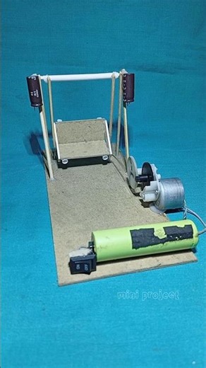 DC motor swing chair #miniproject #tech #science #dcmotor