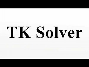 TK Solver