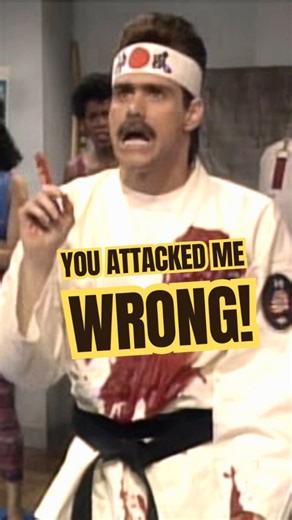 Epic Lines on Instagram: "Jim Carrey’s Most INSANE Karate Instructor 😂🥋 | In Living Color Jim Carrey as an overconfident karate “master” teaching women self-defense… and absolutely destroying the class instead. 💀 Fake black belt. Fake confidence. Real chaos. Classic In Living Color Jim Carrey at his most unhinged. 😂🔥 #JimCarrey #InLivingColor #KarateInstructor #ClassicComedy #90sComedy #SketchComedy #JimCarreyClassic #ComedyReels #ViralComedy #ThrowbackTV"