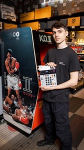 4.6K views · 53 reactions | Heavy hitter. Our friend William from Teenage Engineering shows off the new EP–133 K.O. II and shares the heavyweight features of this exciting new sampler/composer in our awesome arcade display! Learn more at https://bit.ly/KOIIGCfb | Guitar Center | Facebook