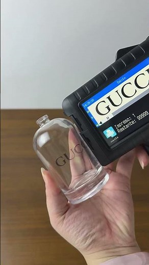 How to Print a Logo on Glass Bottles with a Handheld Inkjet Printer 🍾✨