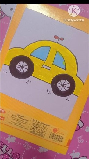 Car Drawing and Coloring for Kids 🚗🎨 | Easy Step-by-Step Art |How to Draw and Color a Cute Car 🚗 |