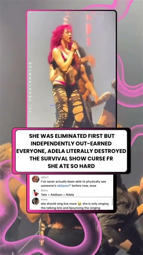 look at her now! #adéla #dreamacademy #katseye #eyekons #demilovato #concert #music
