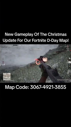 New Christmas Update For Our Fortnite D-Day Map Is Out Now! #shorts #fortnitecreative #uefn #gaming
