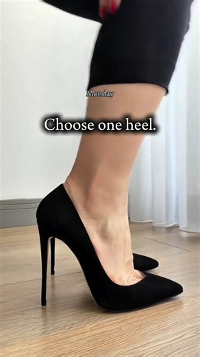 Which Heel Would You Choose? 👠 Luxury Stiletto Challenge #Shorts #heels #ootd #style #fashion