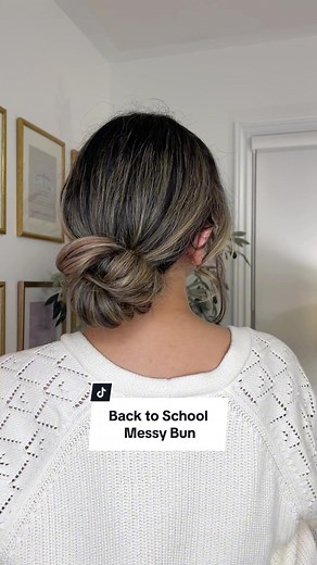 ✨10 second low bun tutorial for the win 💪 Tried this hair hack and it worked so well 🙌 just grab your hair and twist in a clockwise direction and pull hair over the nub and pop the hair through 😅 pin any pieces that are sticking out. #messybun #hairtutorial #hairstyles #lowbun #hair