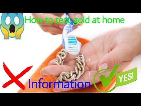 How to Test Gold at Home With Toothpaste
