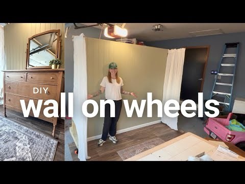 DIY Rolling Backdrop Wall (Double-Sided & On Wheels) | Easy 2x4 Build