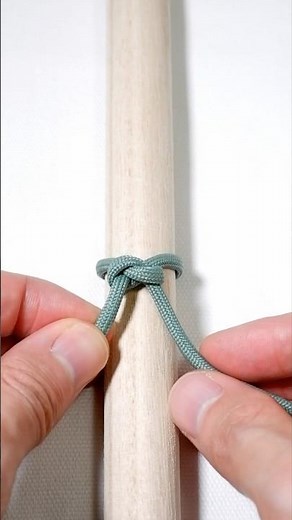 【造園職人 御用達の結び / 家庭菜園で 支柱も縛れる】男結び（いぼ結び）の結び方！Japanese Otoko Knot