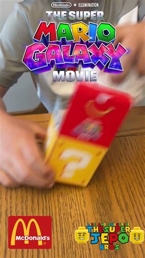 McDonald’s Super Mario Galaxy Toy Reveal: Luma Unboxed! 🌟🍔 #mcdonalds #youtubeshorts #supermario