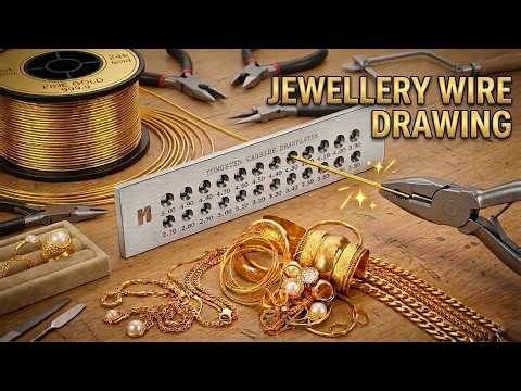 Jwelarry wire drawing process💍 | Jwelarry making