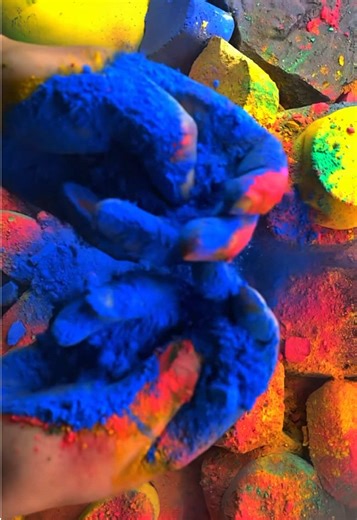 Oxide fabric doll asmr #asmr #chalk #dusty #powder #crushing