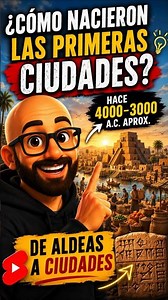 🏙️ ¿Cómo nacieron las primeras ciudades?