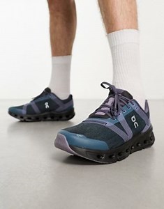 ON Cloudgo running trainers in navy | ASOS