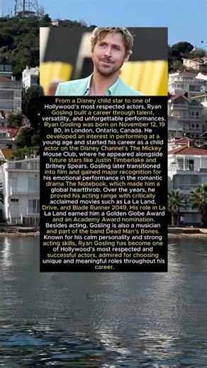 Ryan Gosling Biography 2026 | From Disney Star to Hollywood Icon | Life Story & Career