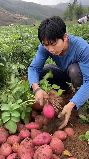 Watch This Farmer Pull Ruby Reds From the Earth Like a Conductor of the Harvest Symphony