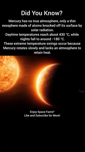 A world with no air to soften the heat.