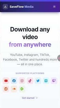 How to Download Any Video for FREE Using SaveFlow Media (Easy Step-by-Step Guide 2026)