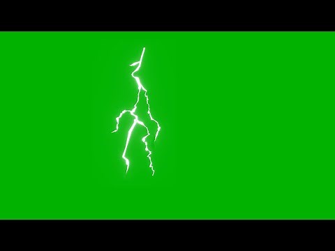 Lightning | FREE FOOTAGE | Green screen