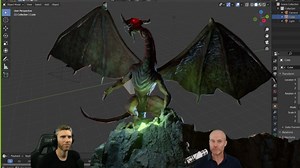 Blender中3D雕刻入门 - 制作一条龙