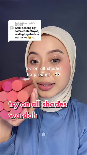 Try on all Shades Wardah Velvet Matte Lip Mousse | 14 Shades Review