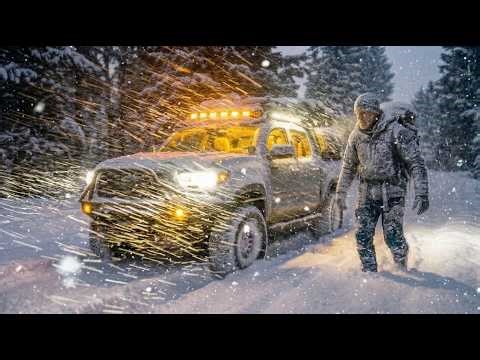 He survived a deadly blizzard | Truck camping in the coldest temperatures ever recorded