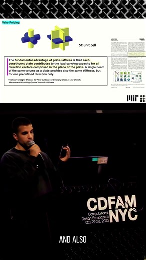 Crease, Fold, Transform. - Alfonso Parra Rubio - MIT - Excerpt from - CDFAM NYC 2025