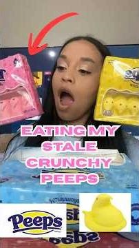 HELP #peeps #crunchyasmr #eating #snackhack #foodhacks #foodhack #yt #shorts #tiktokfood #snacks