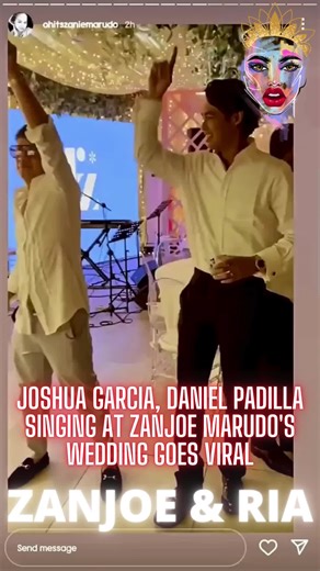 Joshua Garcia & Daniel Padilla Singing at Zanjoe Marudo's Wedding