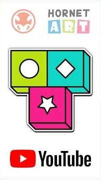 ❎ How to Draw Geometric Blocks (Blocks Drawing)