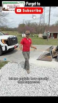 Culvert Got Crushed During Driveway Install 😳 Here’s What Happened
