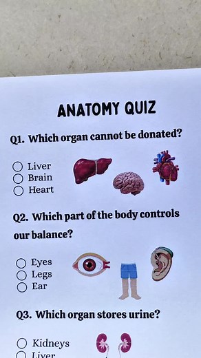 Test Your Knowledge with This Anatomy Quiz