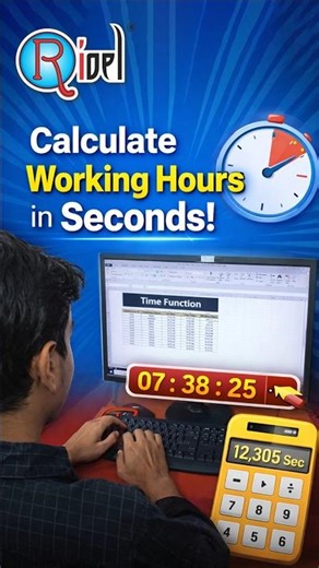 Calculate Working Hours in Seconds!